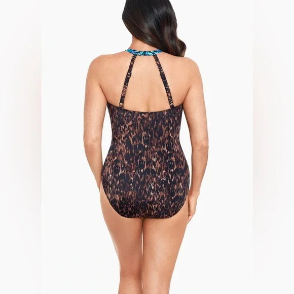 Miraclesuit Untamed Wrapsody One Piece Swimsuit - Picture 2 of 9